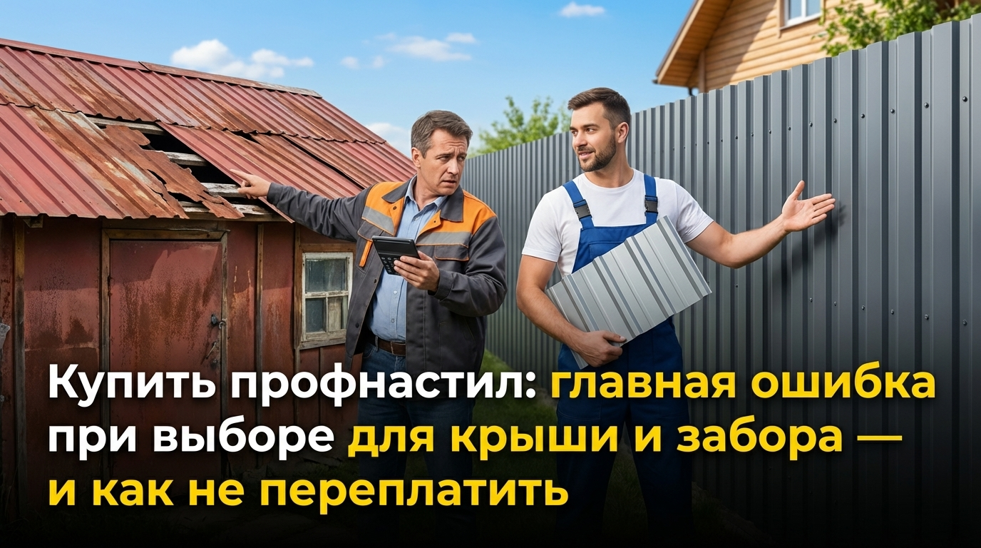 Купить профнастил: ошибки при выборе