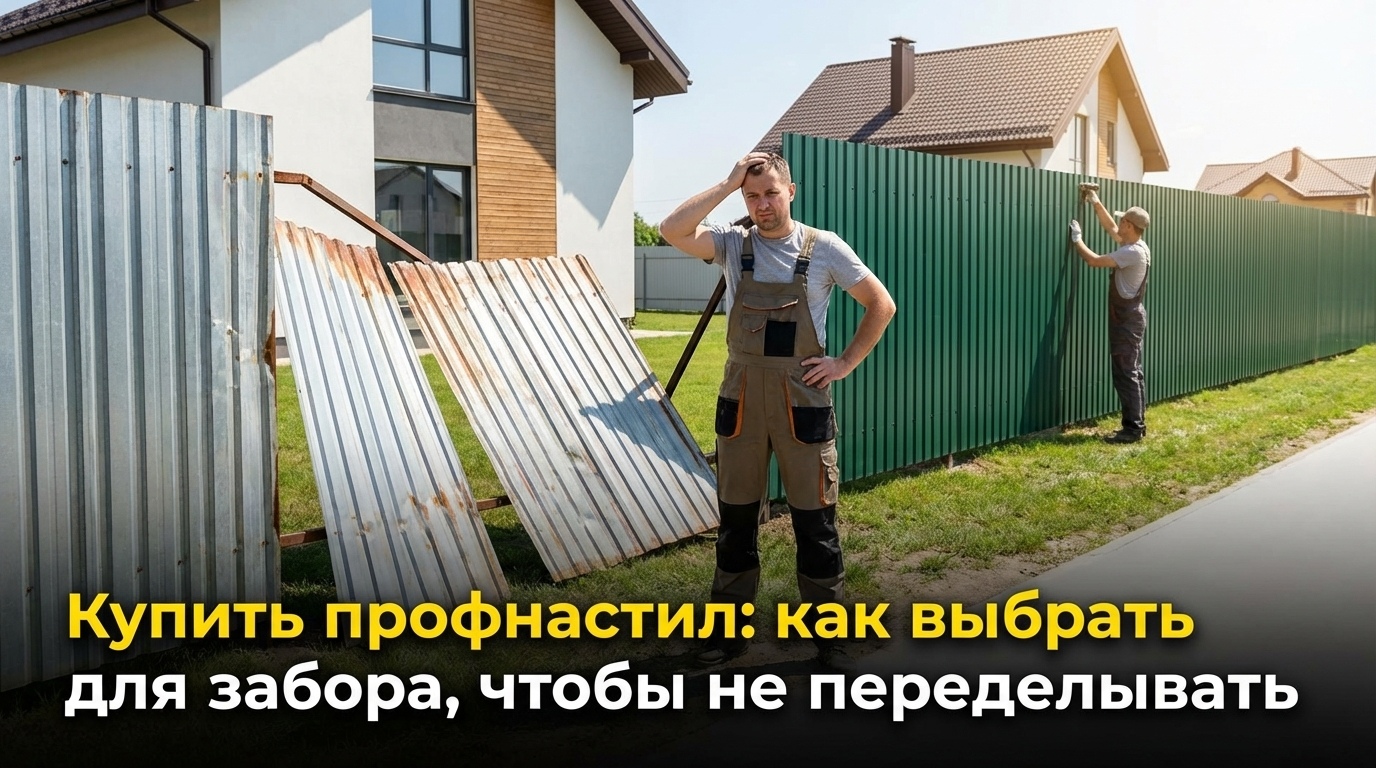 Профнастил для забора