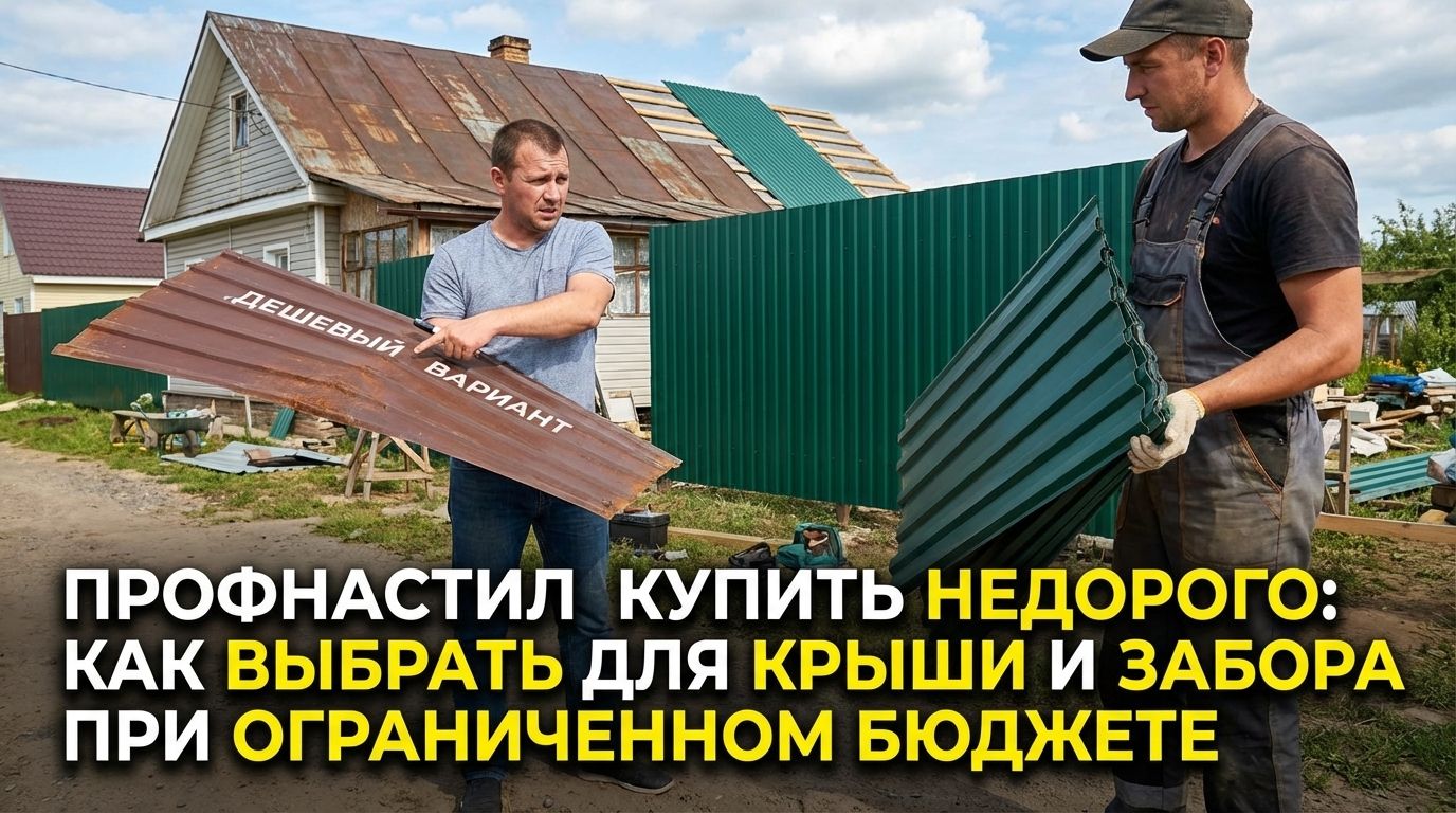 Профнастил для крыши и забора