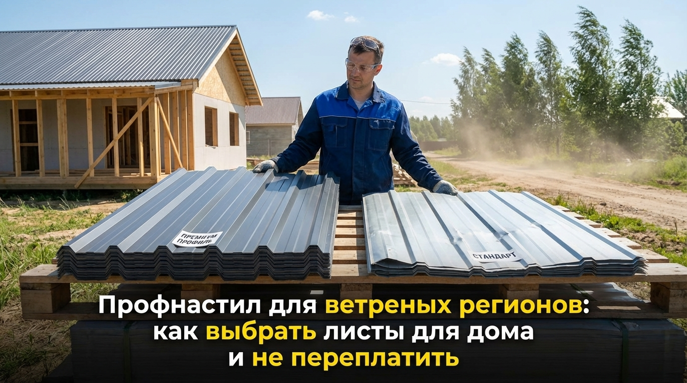 Профнастил для ветреных регионов