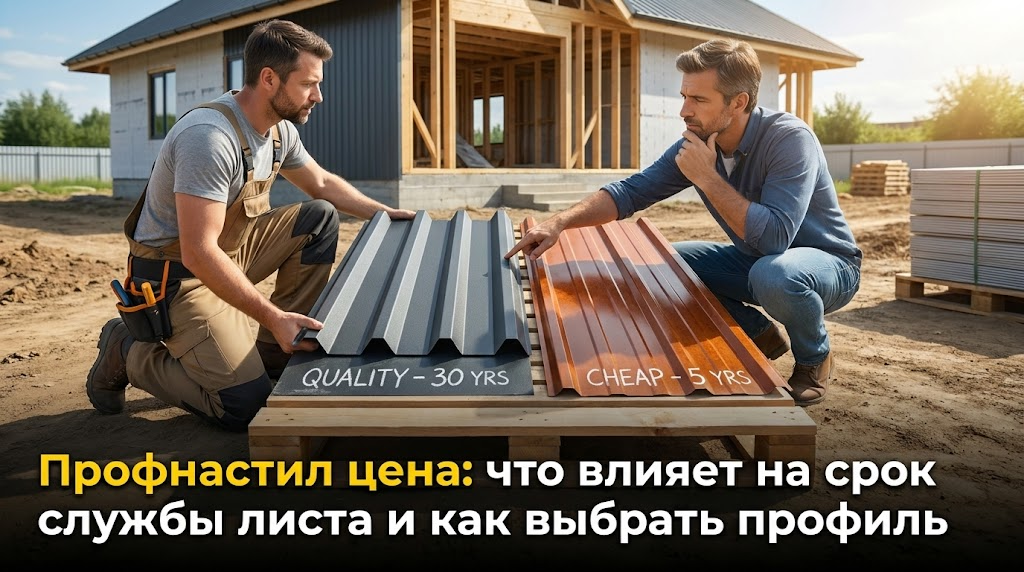 Профнастил цена и факторы, влияющие на срок службы