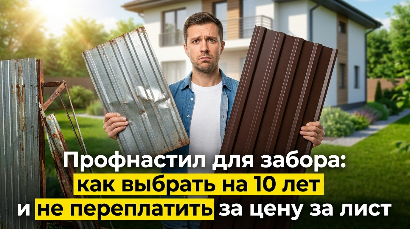Профнастил для забора
