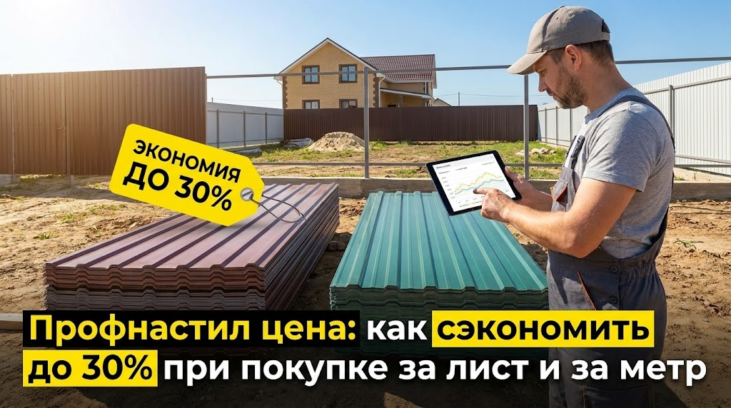 Профнастил цена и советы по экономии
