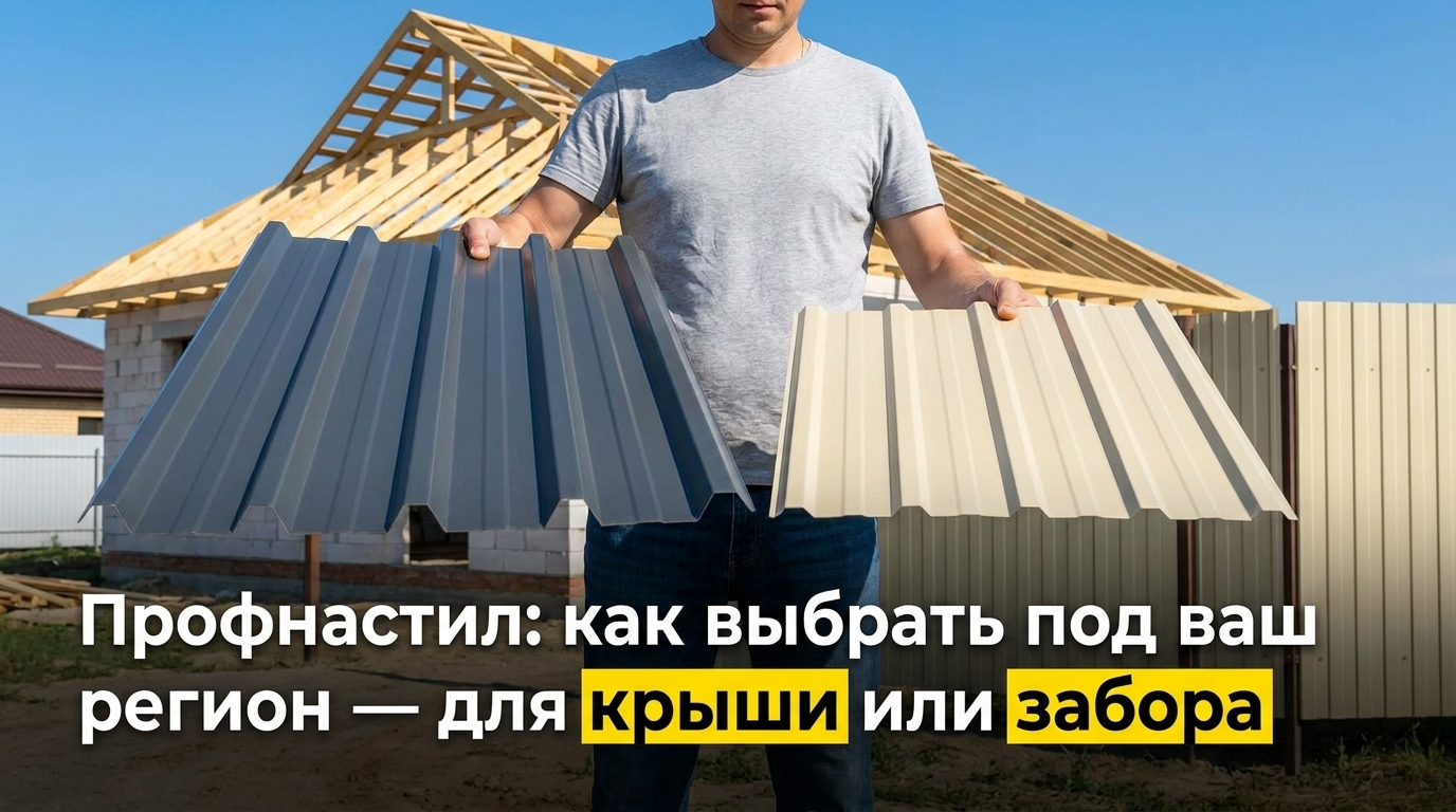 Профнастил для крыши или забора