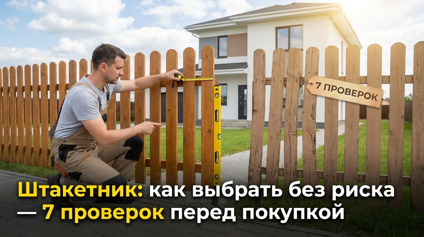 Штакетник: советы по выбору