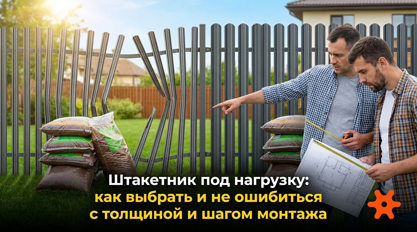 Штакетник под нагрузку, советы по выбору