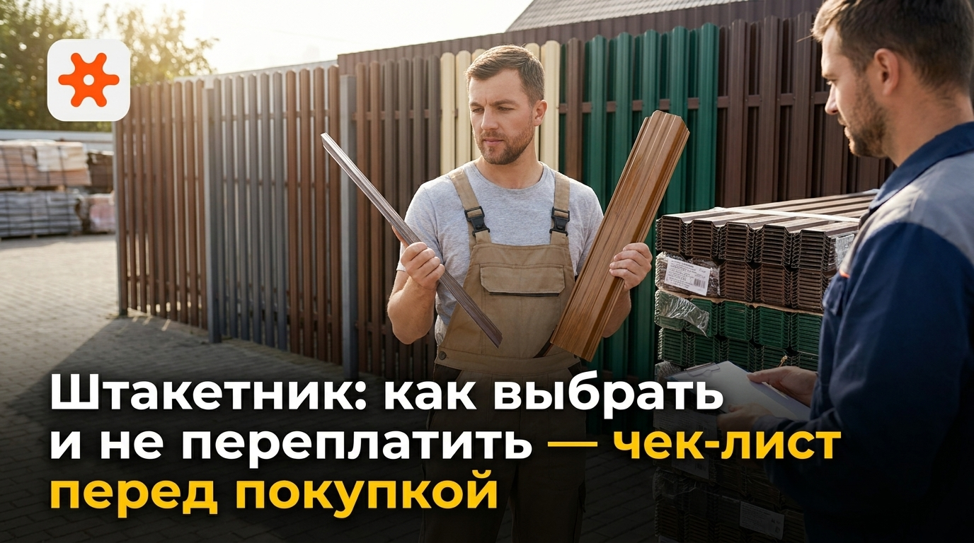 Штакетник выбор и покупка